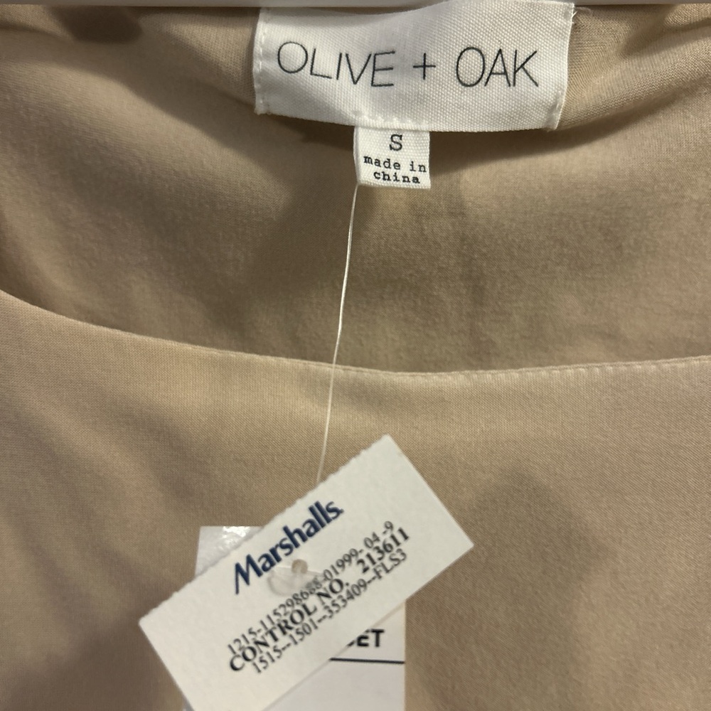 Olive & Oak Light Tan Blouse